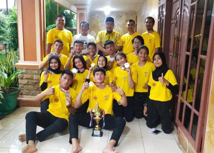 Kontingen Pengprov BKC Lampung Raih Peringkat 6 Nasional dalam Kejurnas Karate di Bandung