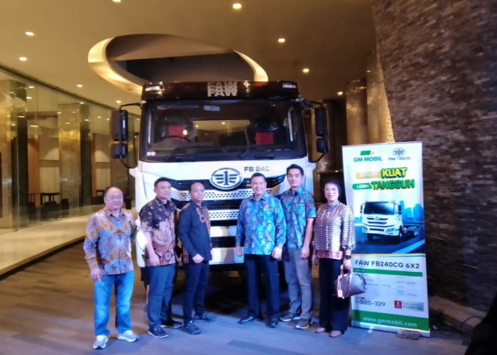 Raksasa Truk Tiongkok Resmi Hadir di Lampung, GM Mobil Siap Jadi Mitra Bisnis Strategis