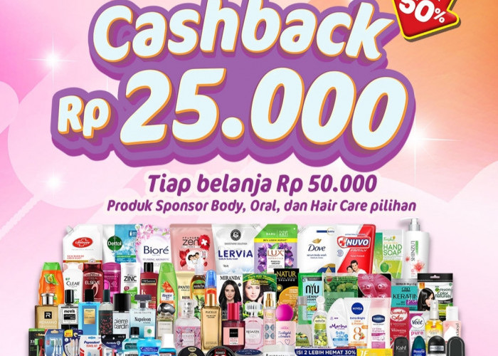 Manjakan Pelanggan, Indomaret Tebar Cashback Rp25 Ribu untuk Produk Perawatan Tubuh, Cek Syaratnya