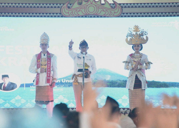 Sandiaga Uno Sebut Festival Krakatau Bangkitkan Ekonomi Lampung