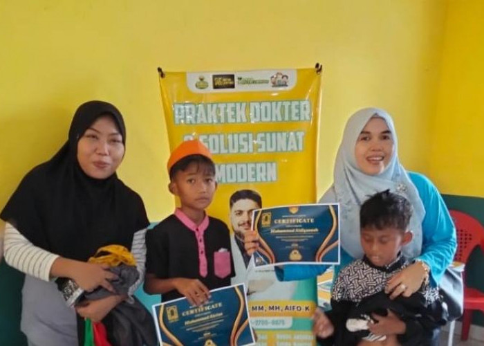 Khitan Massal 100 Anak di Masjid Jami Nurul Iman Panjang, Perkuat Peran Masjid dalam Kegiatan Sosial
