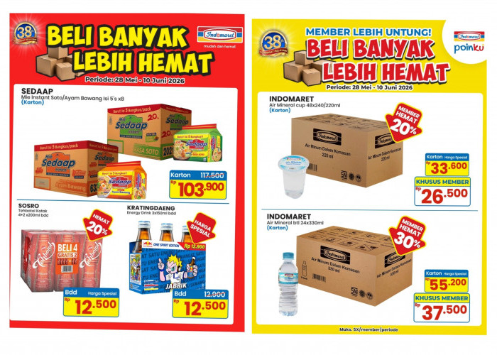 Trik Belanja Cerdas Awal Bulan Bersama Indomaret, Beli Banyak Lebih Hemat