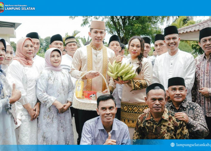 Dari Pringsewu hingga Rajabasa, Warga Tumpah Ruah di Halalbihalal Pemkab Lampung Selatan