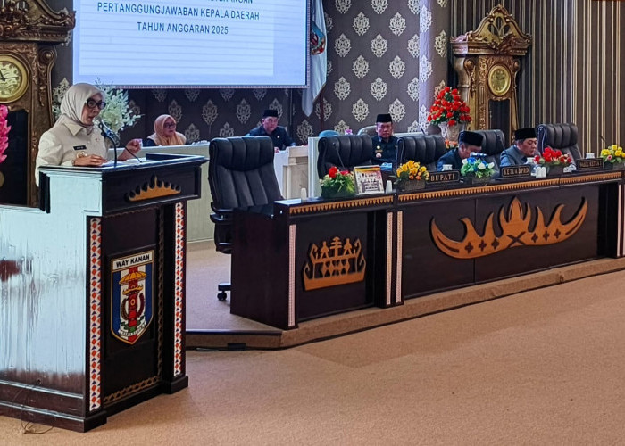 Pemkab Way Kanan Sampaikan LKPJ 2025, Ekonomi Membaik dan Angka Kemiskinan Menurun