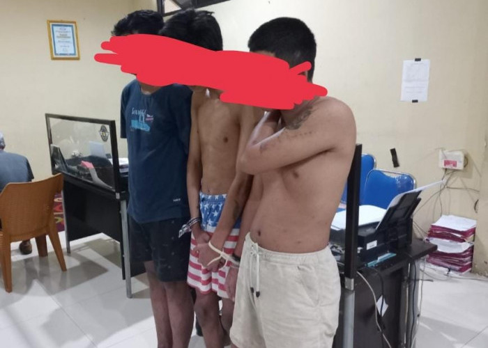 Obrak Abrik Warung Nasi Uduk, Tiga Remaja Diamankan Polisi, Kapok?