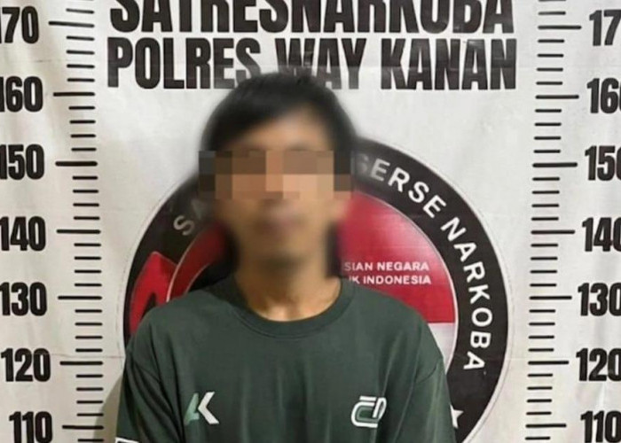 Diduga Edarkan Sabu 6,52 Gram, Seorang Pria Asal Way Kanan Dibekuk Polisi