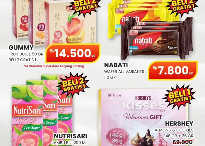 Ini Daftar Camilan Pilihan di Promo Banded Pick Of The Week Chandra Superstore