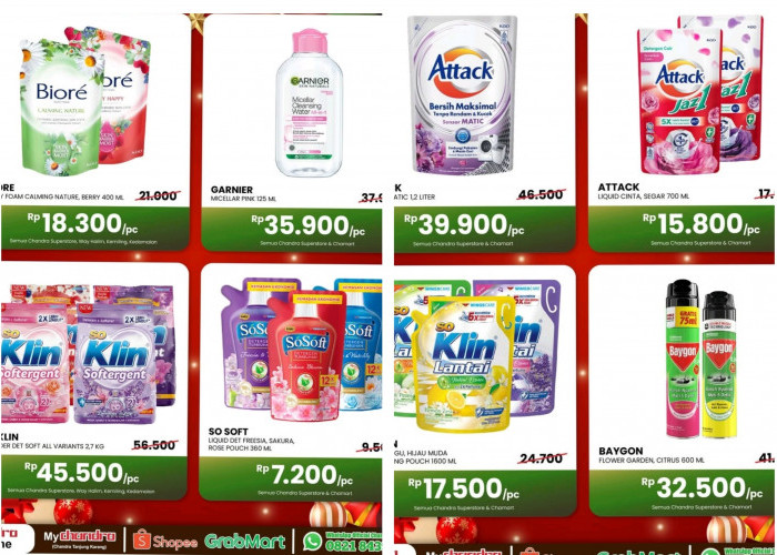 Dari My Chandra Hingga Grab Mart, Belanja Online Seru Jelang Nataru