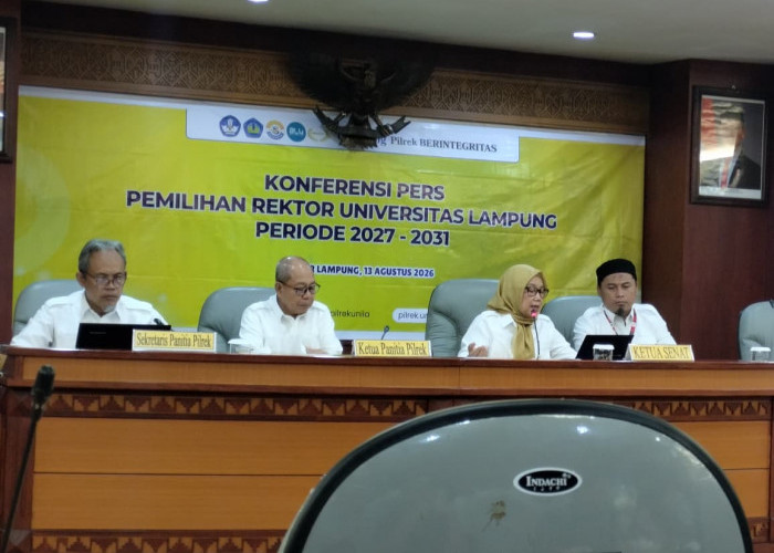 Pilrek Unila 2027 - 2031 Resmi Dibuka, Minimal Doktor-Lektor Kepala dan Buka Peluang Bagi Pihak Eksternal 