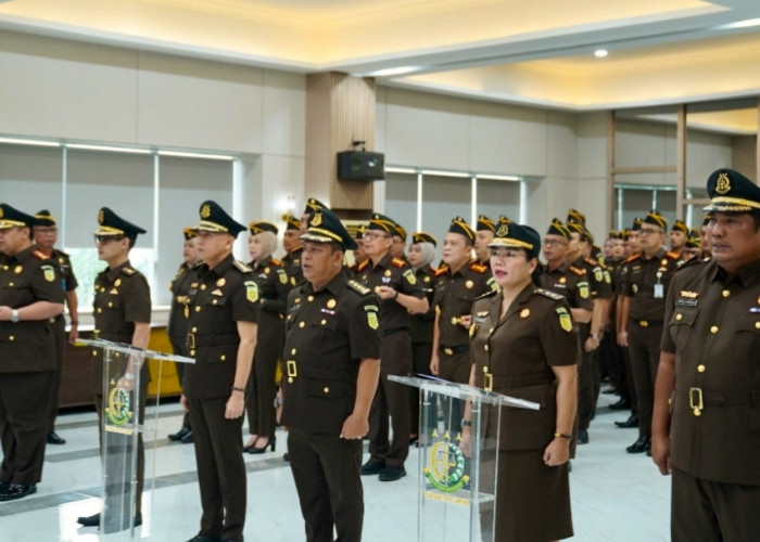 Penyegaran Organisasi, Kajati Lampung Lantik Asintel, Aspidsus, dan Kajari Pringsewu