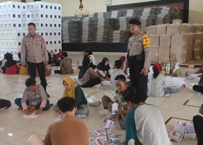 Pelipatan Suara Pemilu 2024 di Lampung Timur Melibatkan 500 Pekerja Harian