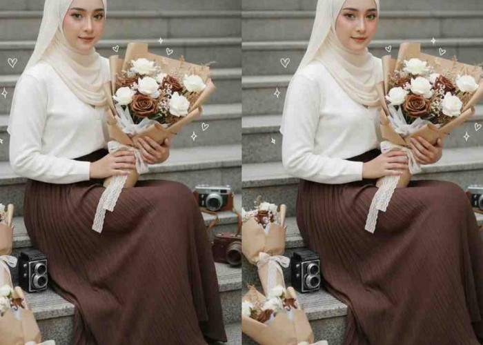 Viral! Hasil Prompt Gemini Ai: Potret Realistis Wanita Berhijab Dikira Foto Pemotretan Nyata Editorial Majalah