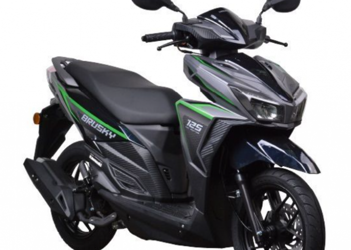 Kawasaki  Brusky 125 Akhirnya Masuk Arena Skutik, Harga Rp26,5 Juta dan Diklaim Tembus 180 Km