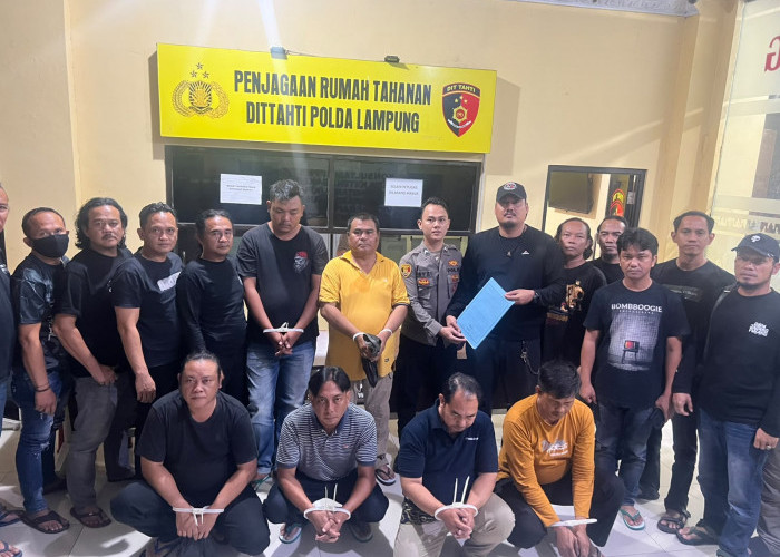 Pensiunan AKBP Disebut Ikut Diamankan Polda Lampung Bersama Delapan Debt Collector