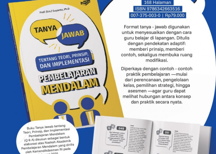 Jawab Problematika Guru Lewat Buku Panduan 'Pembelajaran Mendalam'