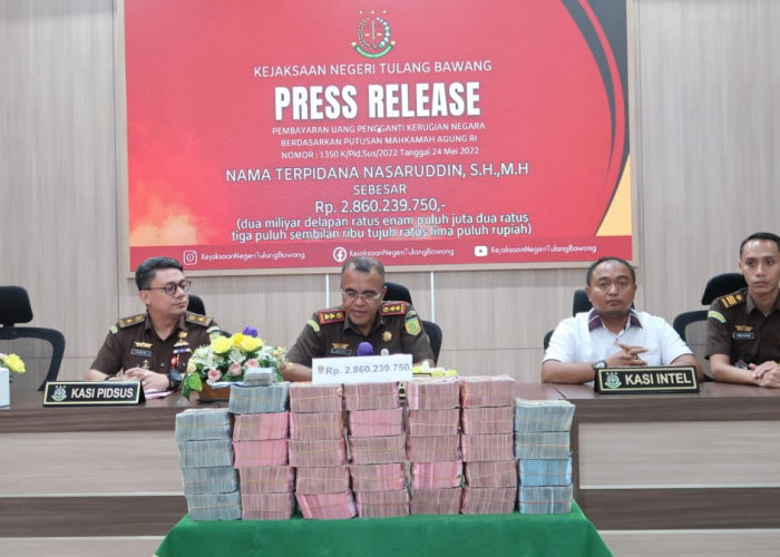 Kasus Korupsi DAK, Mantan Kadisdik Tulang Bawang Lampung Kembalikan Kerugian Negara Rp 2,8 M 