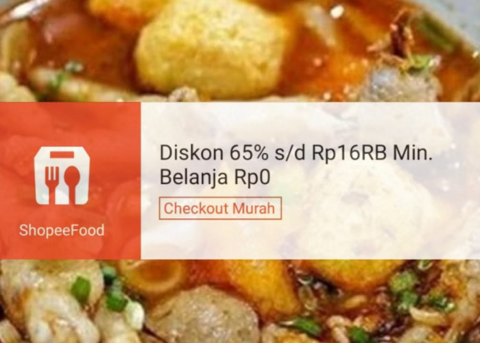 Promo Makan Siang Hemat 65 Persen Dengan Diskon ShopeeFood, Klaim Vouchernya!