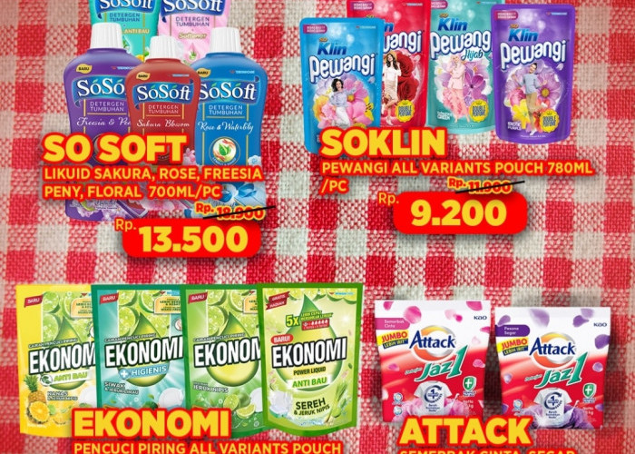 Promo September Ceria di Chandra Superstore, Ada Harga Super Hemat Deterjen
