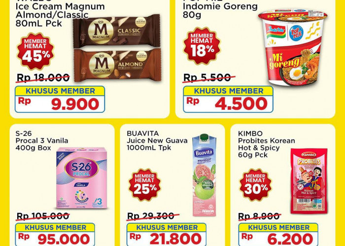 Belanja Makin Happy Lewat Promo Diskon Indomaret, Dapatkan Ice Cream Magnum Hanya Rp 9 Ribu