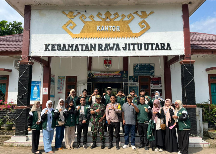 Ratusan Mahasiswa UIN RIL Lampung KKN di Rawa Jitu Utara 