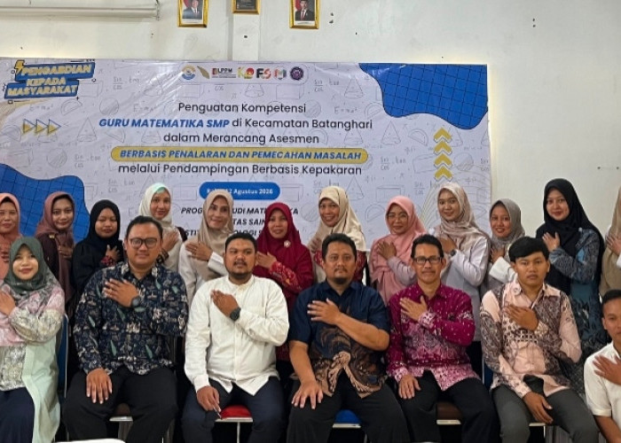Dosen ITERA Dampingi Guru Matematika Lampung Timur, Hibahkan Platform SUAR TKA