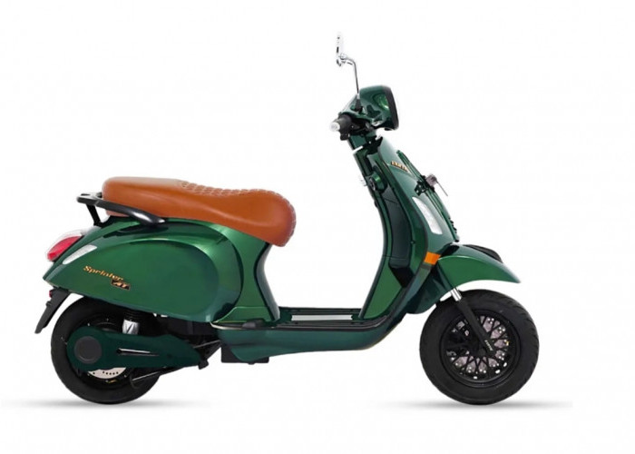 Sprinter AT, Motor Listrik Murah Dengan Tampilan Klasik ala Vespa 