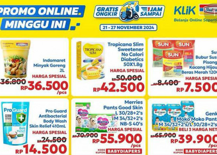 Promo Indomaret Spesial Diskon Hemat, Dapatkan Bubur Kacang Hijau Rp 7 Ribu 