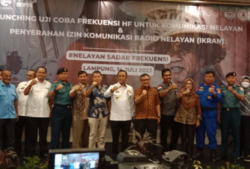 Provinsi Lampung Pilot Projek Uji Coba Penggunaan Frekuensi Radio HF untuk Komunikasi Nelayan