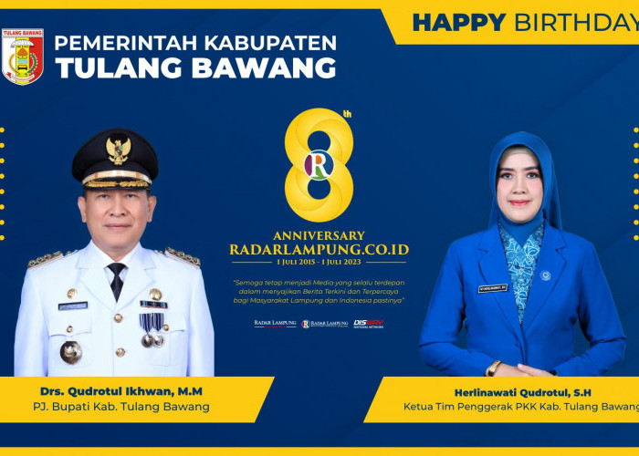 Pemerintah Kabupaten Tulang Bawang: Selamat Hari Lahir Radar Lampung Online ke-8