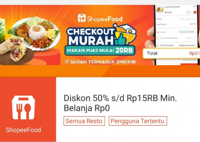 Sarapan Lezat Dengan Diskon 50 Persen di ShopeeFood, Dapatkan Potongan Hingga Rp15 Ribu, Klaim Sekarang!