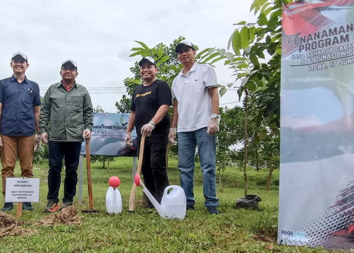 Kolaborasi TDM Honda Dan Jasa Raharja Tanam 1000 Pohon