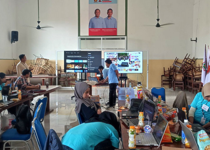Hasil Sementara Quick Count Bapillu Gerindra, Prabowo-Gibran Menang Telak di Lampung