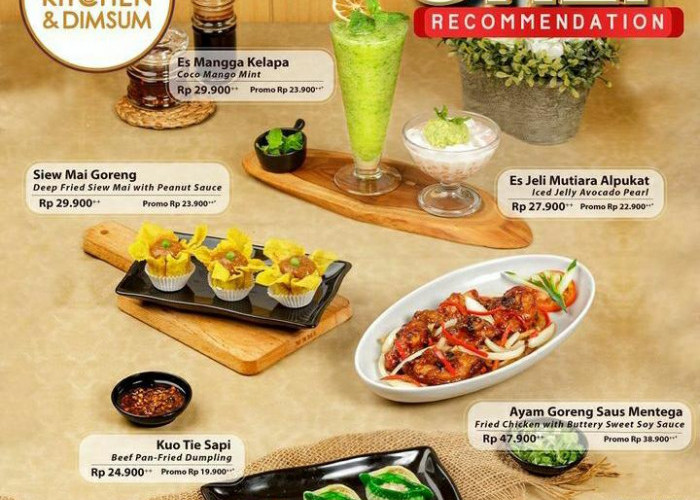 Promo Menu Baru Chef Recommendation Imperial Kitchen & Dimsum, Harga Spesial Sampai 31 Desember 2022
