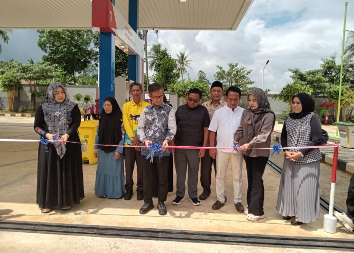 SPBU 24.353.163 Mataram Resmi Beroperasi, SPBU Pertama Di Jalur Lintas Pringsewu - Bandara Radin Inten II 