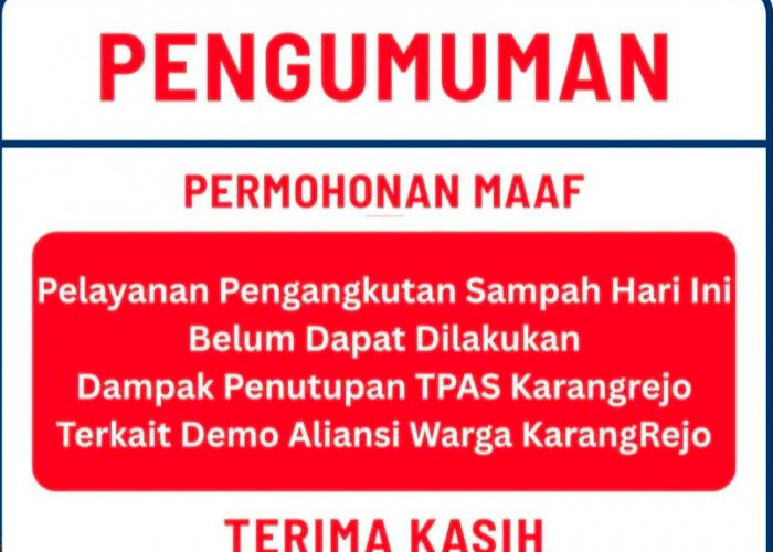 TPAS Ditutup, Layanan Angkut Sampah Metro Terhenti