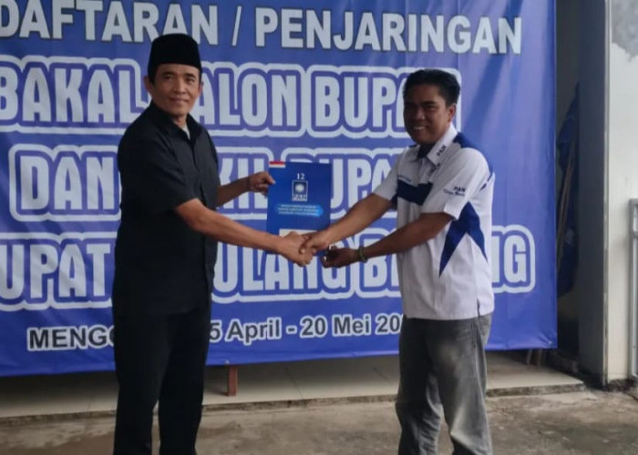 Didukung Forum Kiyai, Ketua KONI Arif Budiman Ambil Formulir Pendaftaran Bakal Calon Bupati Dari PAN Tulang Ba
