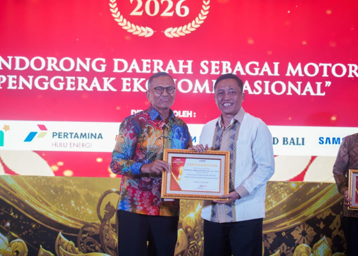 Gubernur Mirza Raih Top Regional Leader Awards 2026, Lampung Diakui Perkuat Daya Saing Pertanian