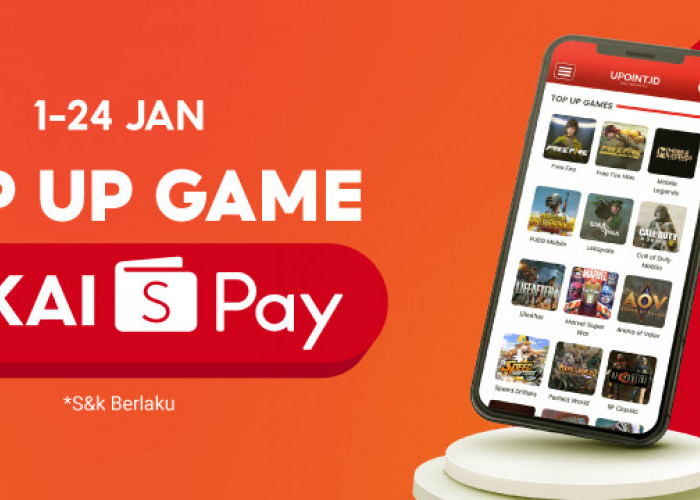 PROMO GAME! Top Up Game Pakai ShopeePay di UPOINT, Cashback 80 Persen Hingga Rp 12.000 di Shopee