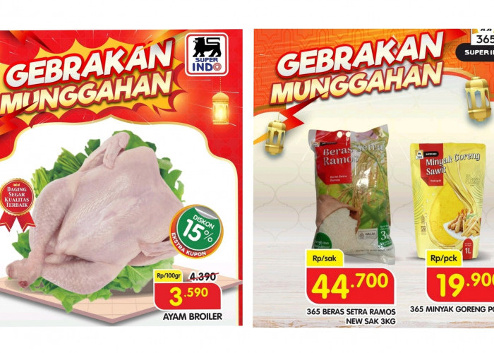 Gebrakan Munggahan Superindo, Banjir Promo Beras Hingga Daging Ayam  