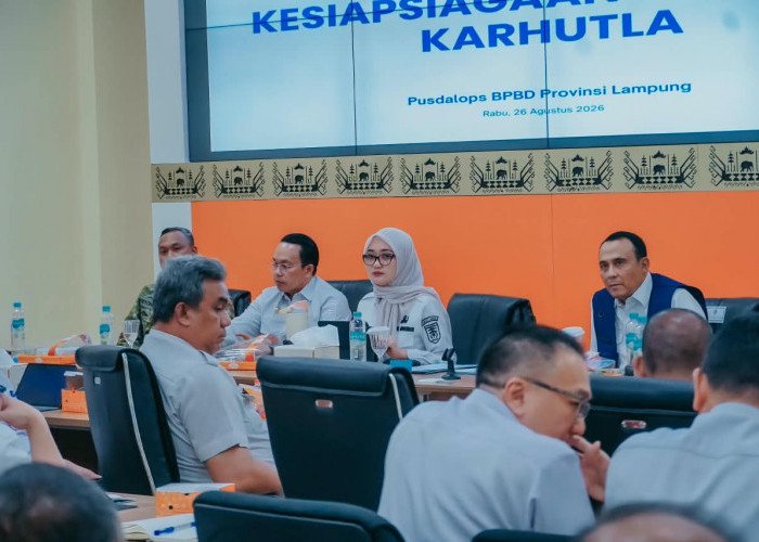 Ribuan Hektare Lahan Terbakar, Lampung Perketat Kesiapsiagaan Karhutla