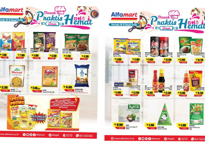 Bunda Wajib Borong! Promo Alfamart 'Masak Praktis Dan Hemat' Januari 2026: Ada Bundling Minyak Goreng