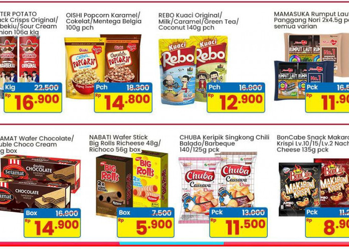 Promo Indomaret Sore Hemat, Diskon Cemilan Makanan Minuman Hingga 35 Persen