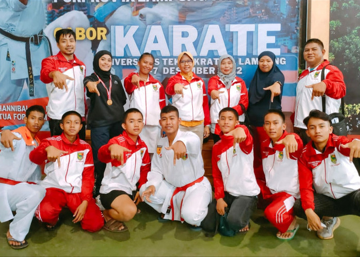 Tanggamus Dapat Tambahan Medali Emas Dari Karate dan Panahan Dalam Porprov IX 