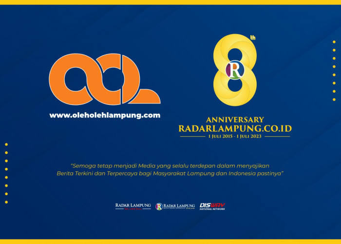 Oleh Oleh Lampung: Selamat Hari Jadi ke-8 Radar Lampung Online