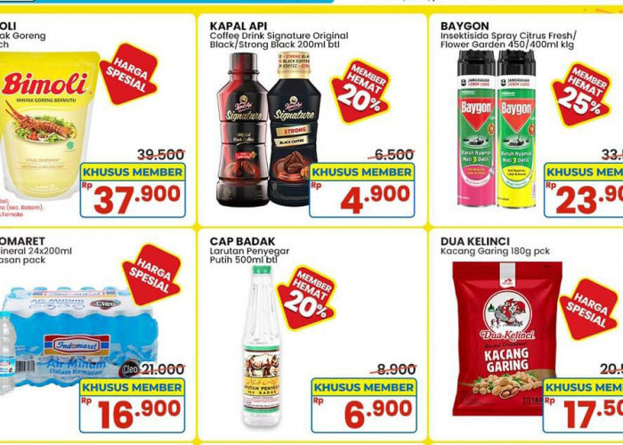 Promo Indomaret Spesial Member, Dapatkan Diskon Potongan Harga Kebutuhan Hari Ini 