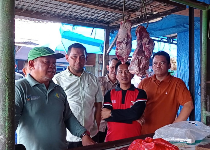 Pemkab Mesuji Cek Pasokan dan Harga Pangan di Pasar Simpang Pematang