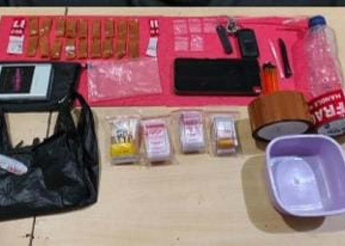 Puluhan Paket Narkotika Ditemukan Saat Penangkapan Seorang Pria di Metro