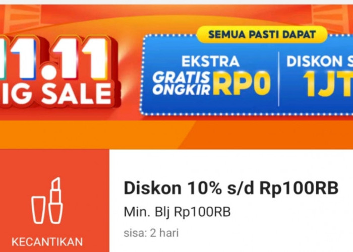 Ciwi-Ciwi Merapat! Klaim Voucher Diskon Shopee Sekarang, Dapatkan Promo Potongan Harga Sampai Rp 100 Ribu