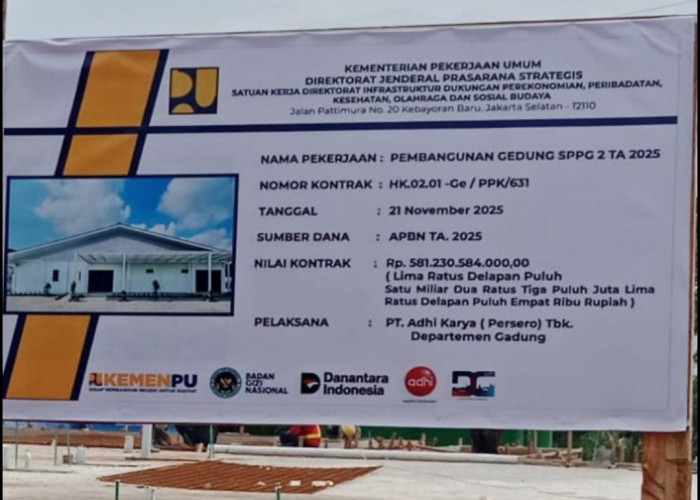 Ketua Komisi II DPRD Way Kanan Pertanyakan Proyek Gedung SPPG 2 Negara Batin