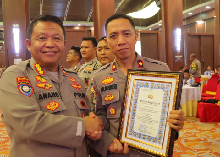 Aktif Input Laporan Bos V.2, Bhabinkamtibmas Polresta Raih Juara ke 3 Tingkat Polda Lampung